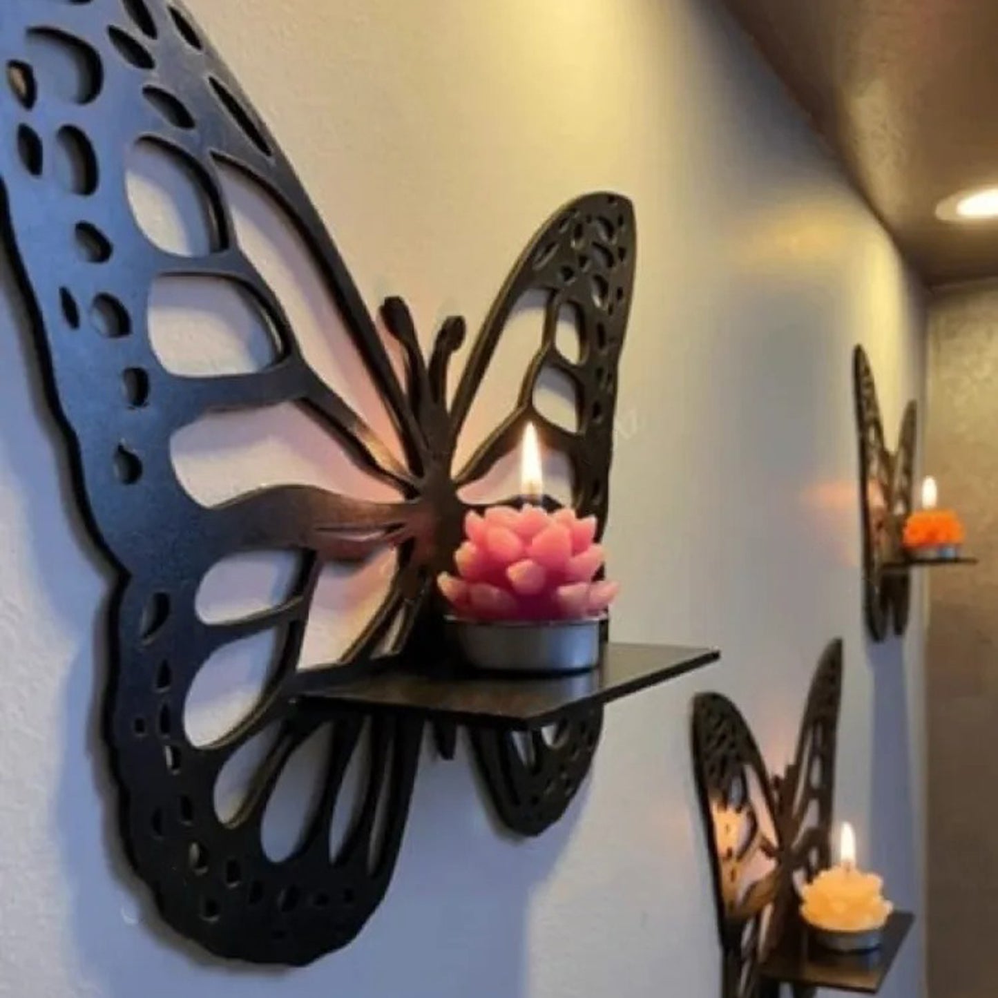 Decorative Butterfly Wall Shelf Pack of 3