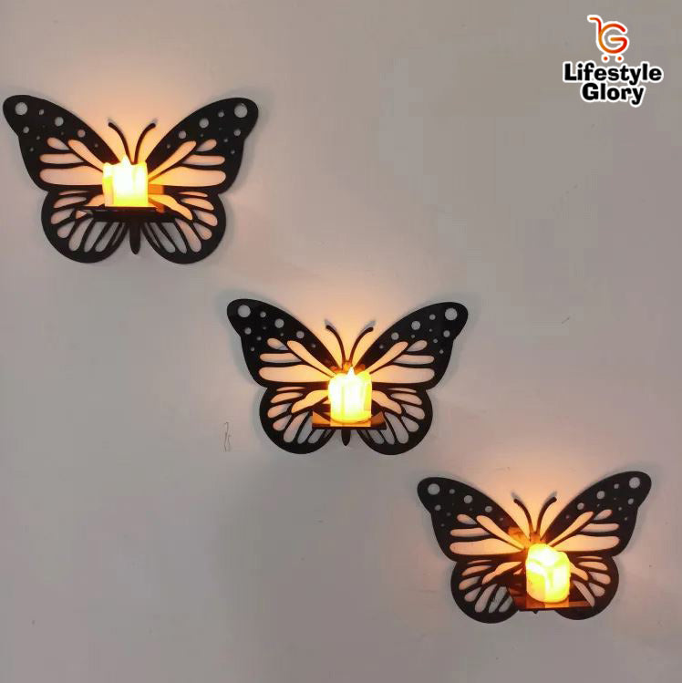 Decorative Butterfly Wall Shelf Pack of 3