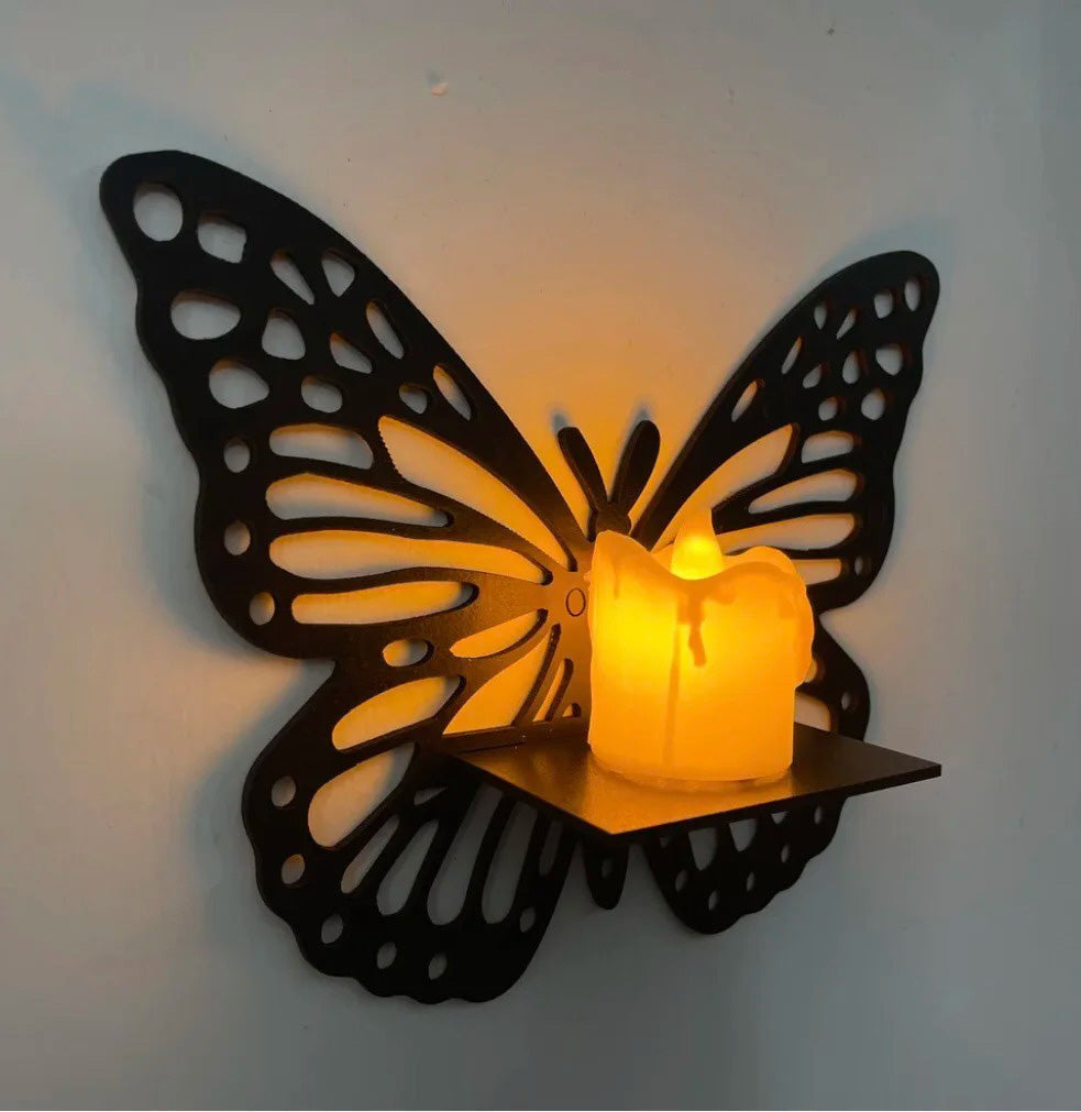 Decorative Butterfly Wall Shelf Pack of 3